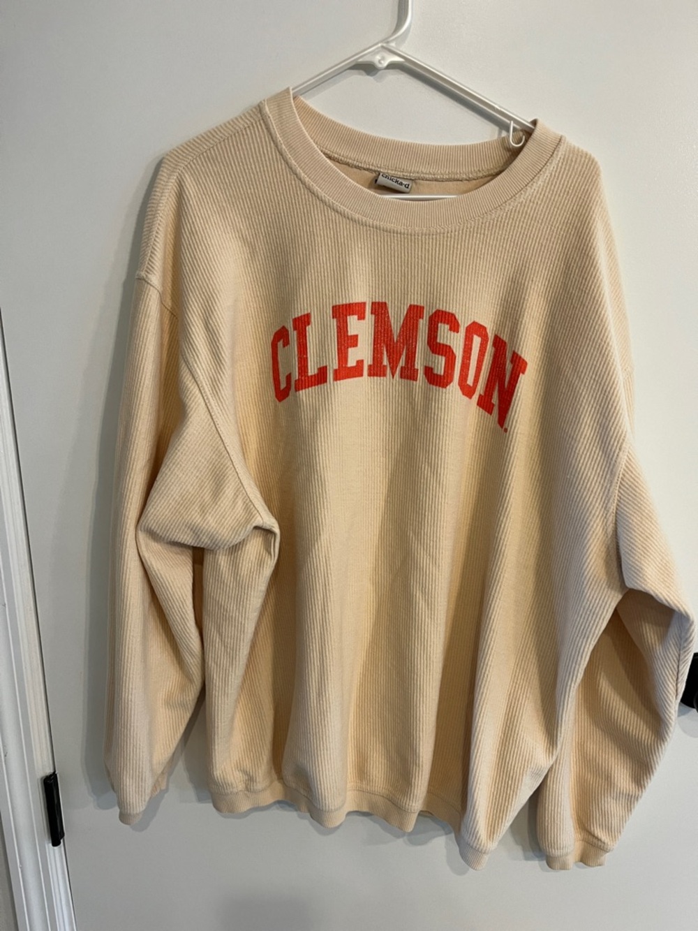 Women’s size large CHICKA D Clemson Tigers Sweatshirt